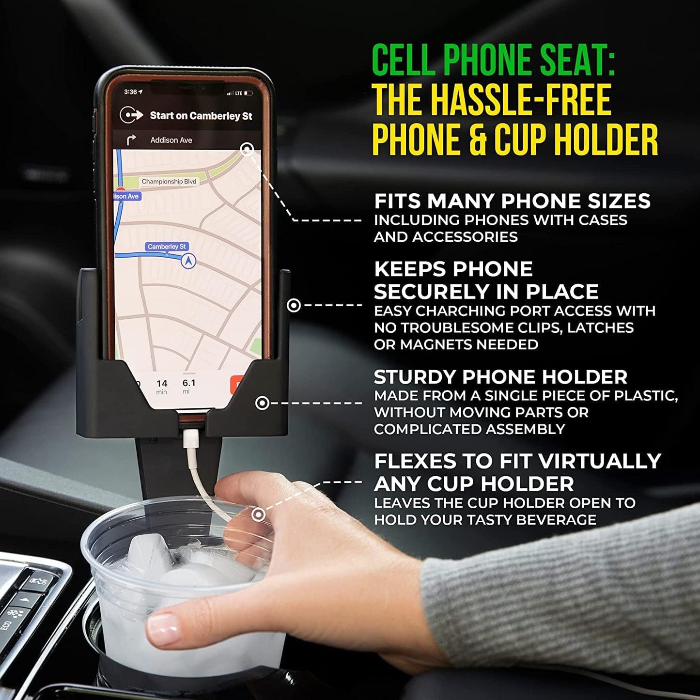 UniHolder™ | Installez facilement votre téléphone dans la voiture !