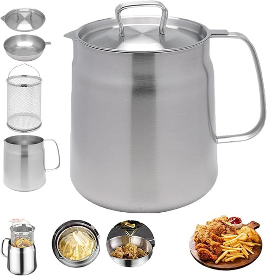 FryPan™ | Frire plus intelligemment avec moins de gaspillage d’huile.