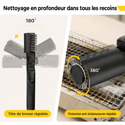 GrilBrush™ | La solution rapide pour un gril impeccable.