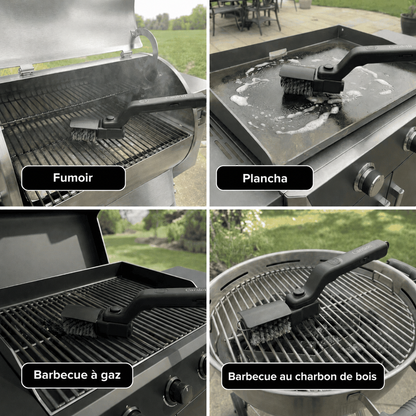 GrilBrush™ | La solution rapide pour un gril impeccable.