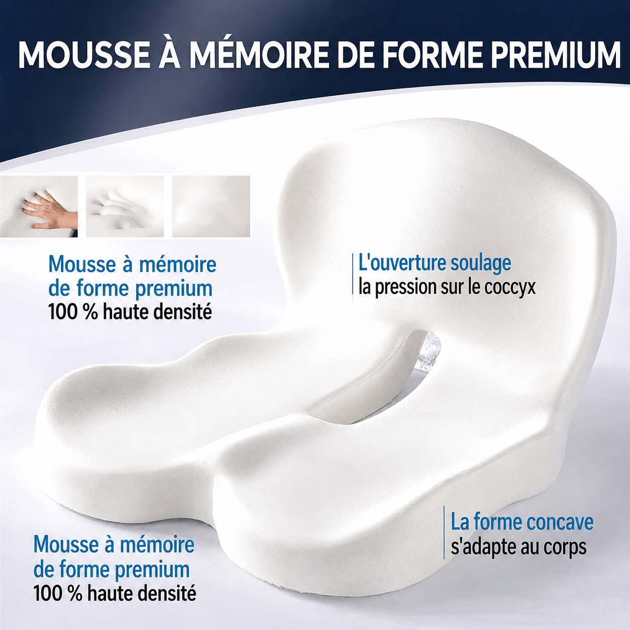 ReliefSeat™ | Soutient votre corps là où il en a besoin.