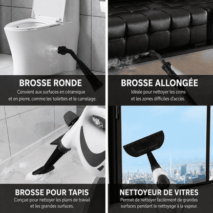 SteamPro™ | Profitez d’un nettoyage vapeur puissant sur toutes les surfaces de la maison.