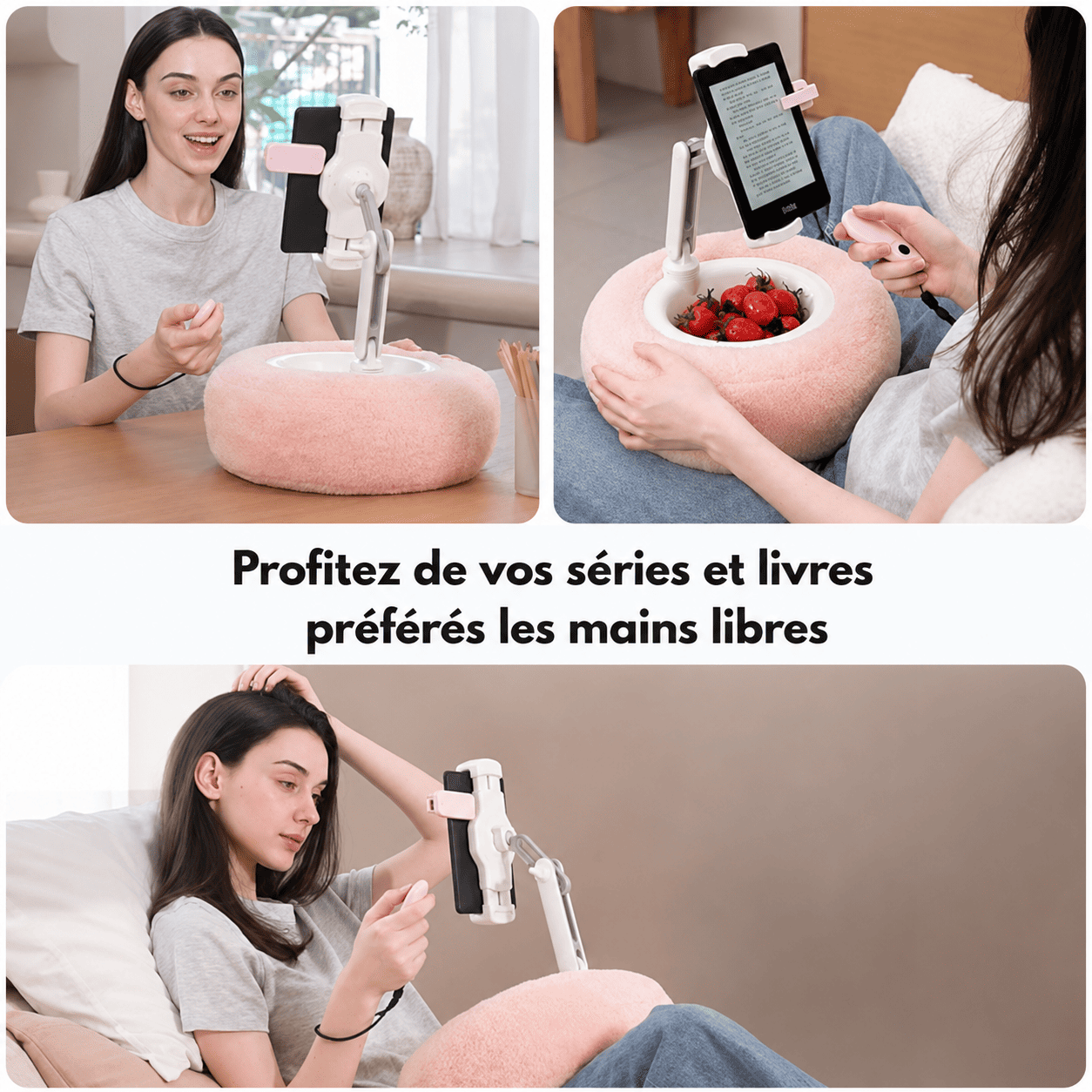 CozyStand™ | Profitez pleinement de votre livre ou série préférée.