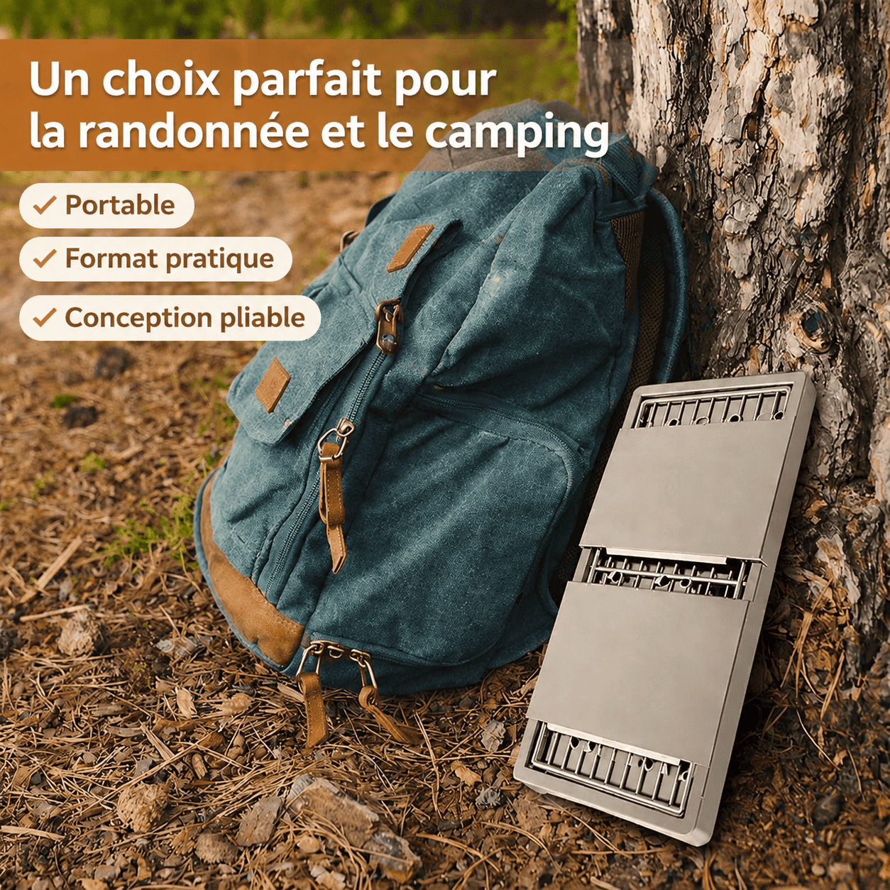 CompactGrill™ | Profitez d’un barbecue facile lors de toutes vos activités en plein air.