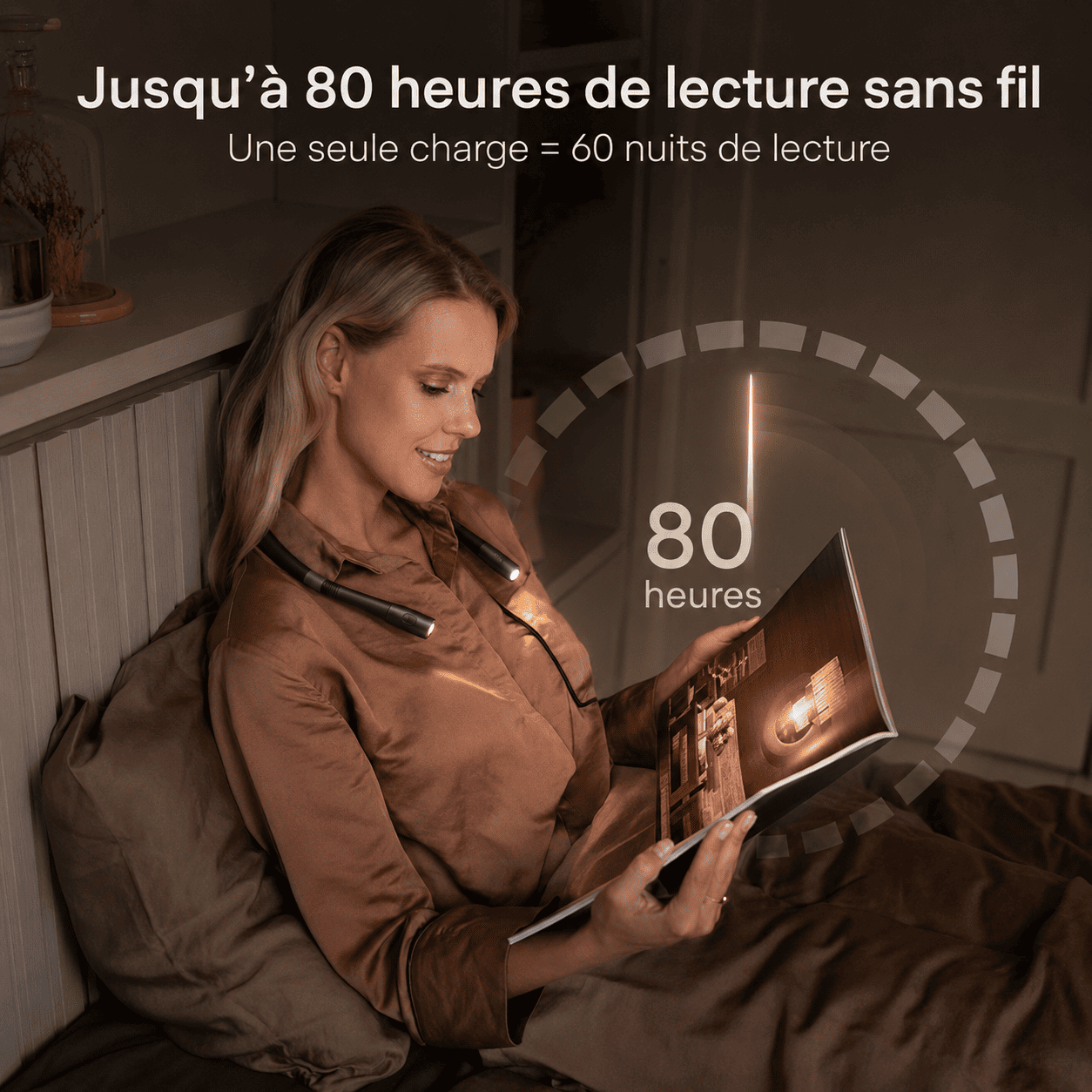 NeckLight™ | Lisez et Travaillez Confortablement, les Mains Libres.