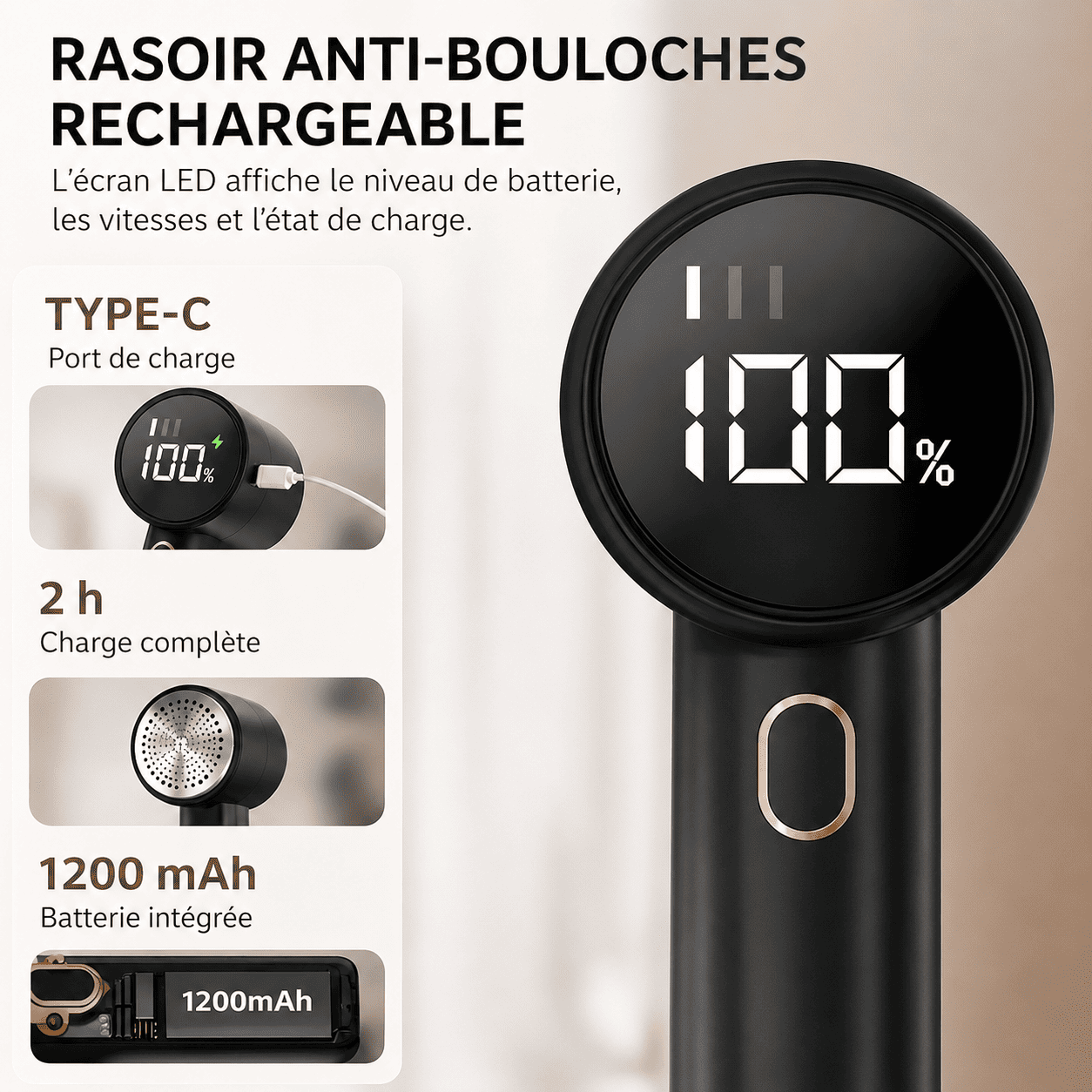 LintClean™ | Simple, rapide et efficace contre les peluches.