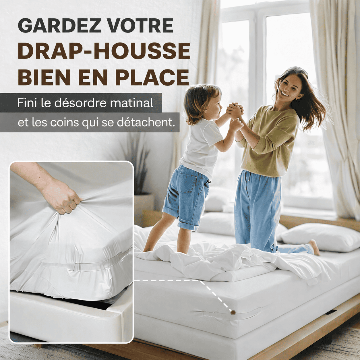 BedFit™ | Pour un lit parfaitement fait, chaque nuit.