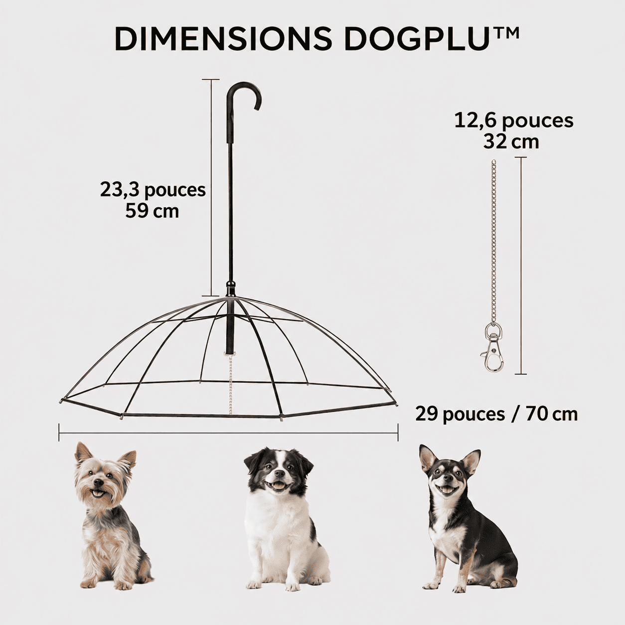 DogPlu™ | La solution idéale pour les promenades sous la pluie.