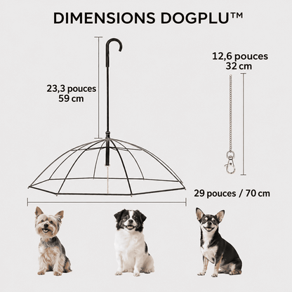 DogPlu™ | La solution idéale pour les promenades sous la pluie.