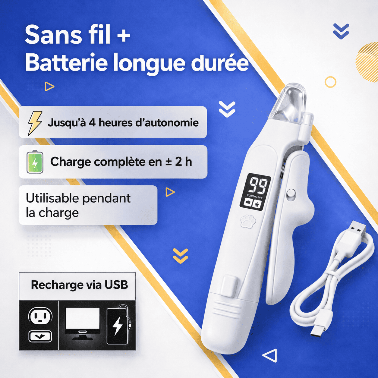 PawTrim™ | Le soin des griffes 2-en-1 pour chiens et chats.