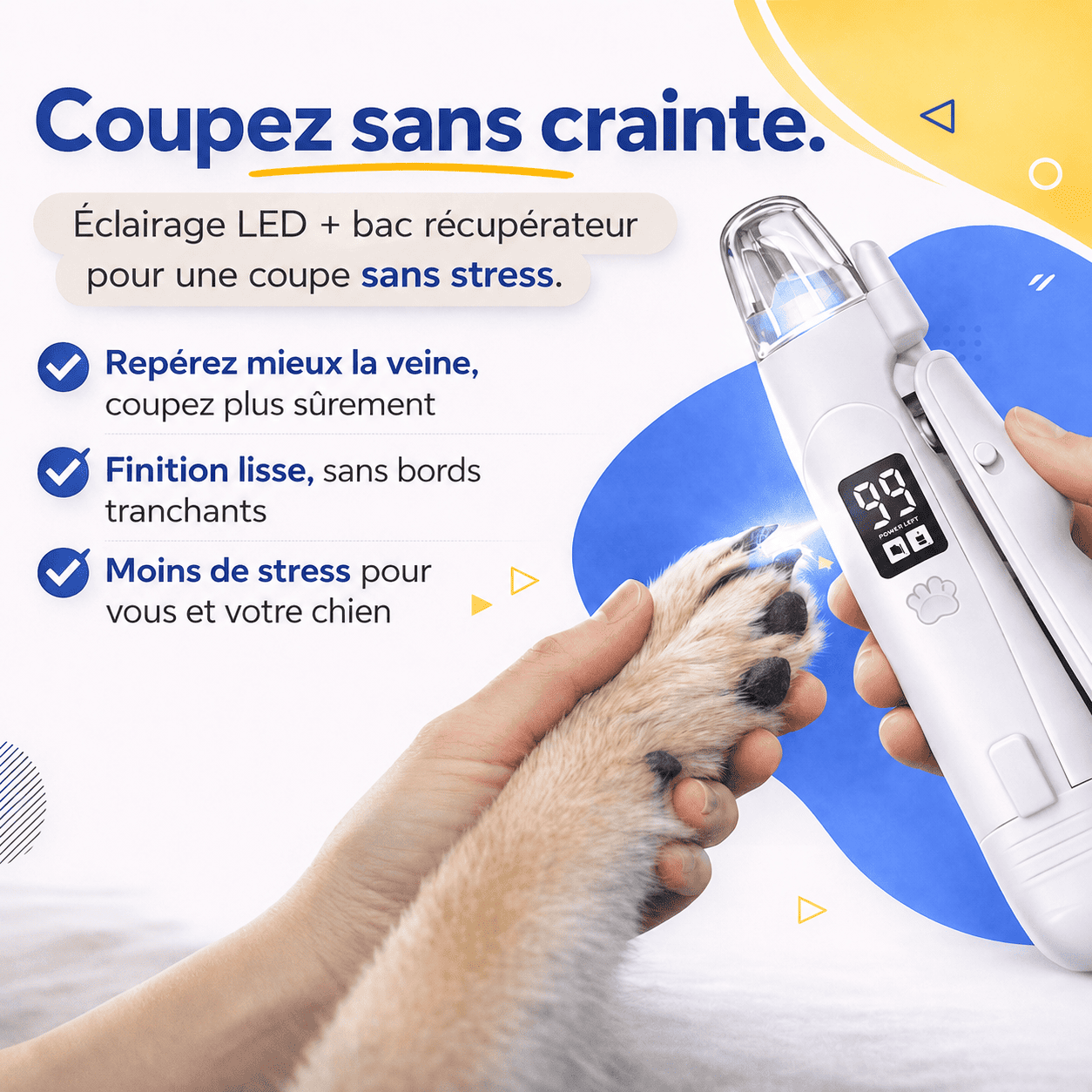 PawTrim™ | Le soin des griffes 2-en-1 pour chiens et chats.