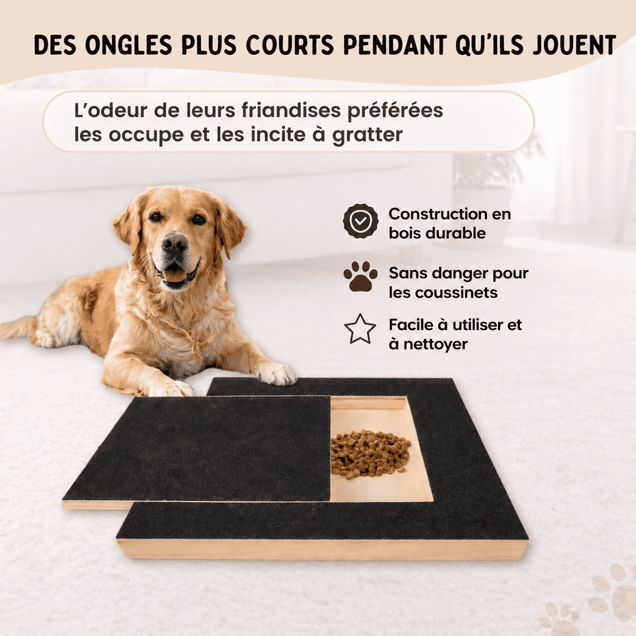 PlayTrim™ | La solution intelligente contre les griffes trop longues de votre chien.