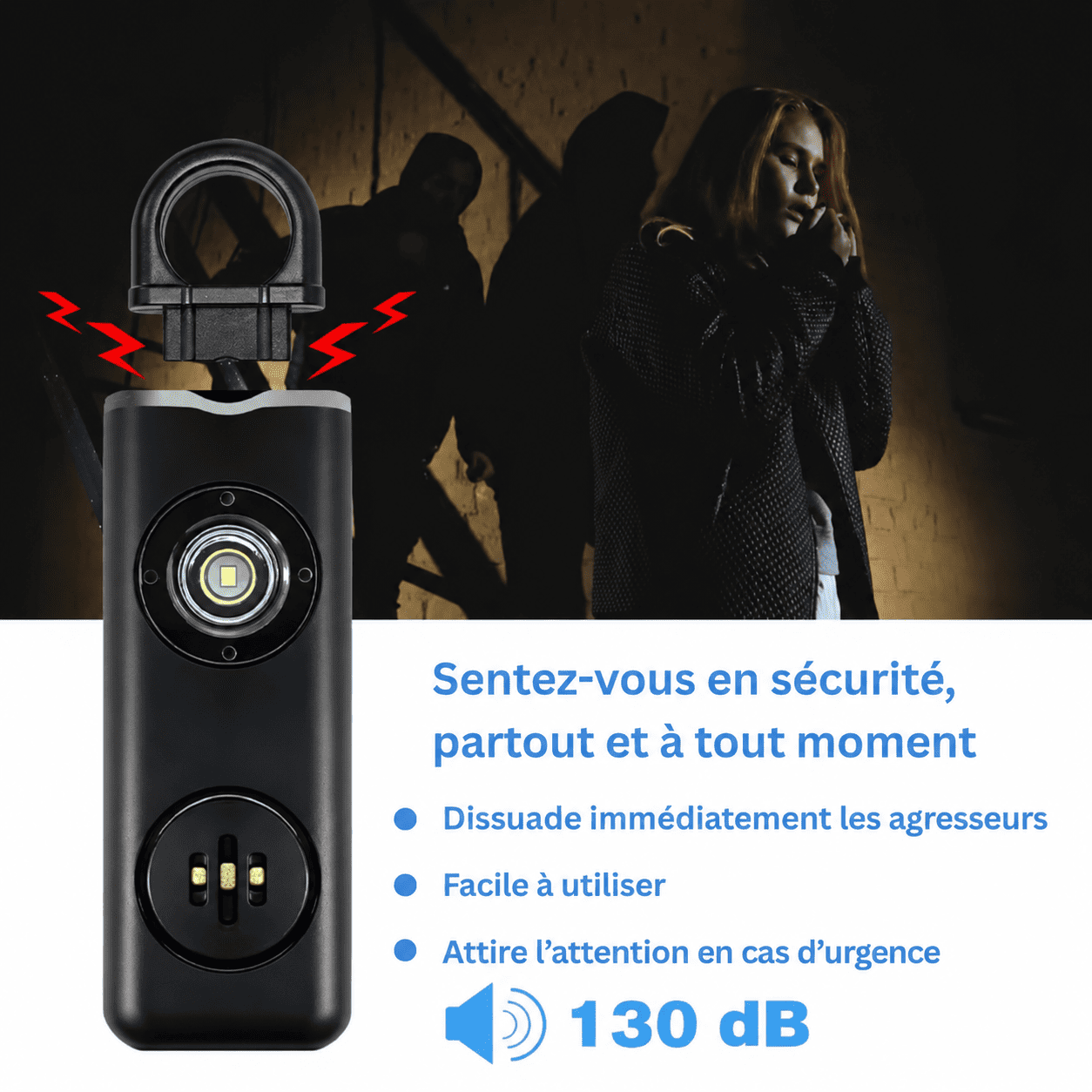 SafeSound™ | Pour une Protection Immédiate en Situation d’Urgence.