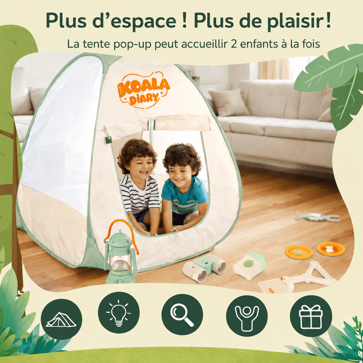 KoalaTent™ | Des heures de jeu tout l’été.
