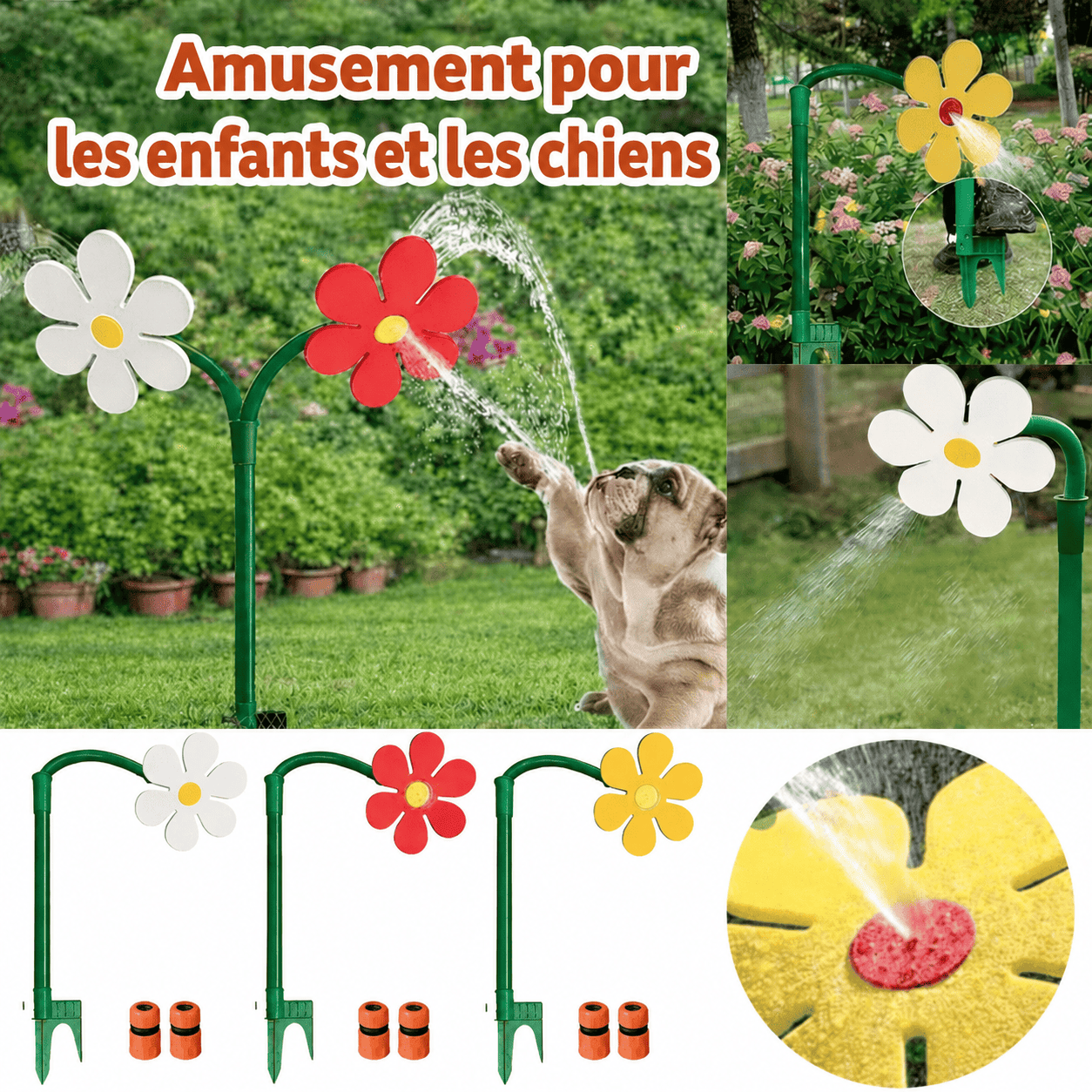 AquaBloom™ | Pour des heures de jeu sans fin par temps chaud.
