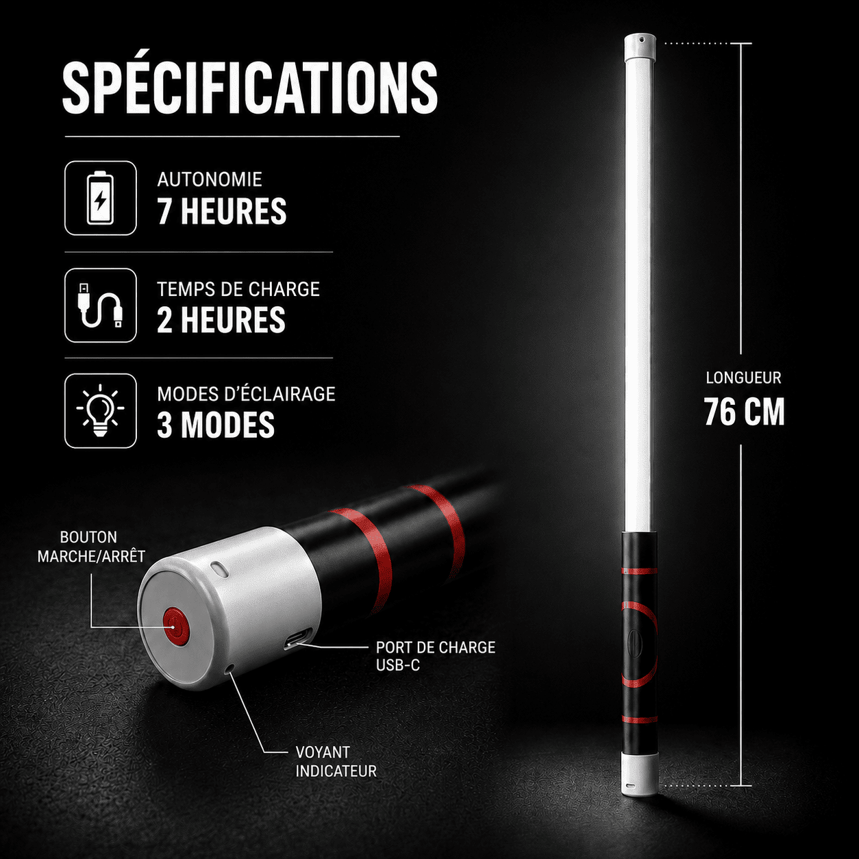 FlexBeam™ | Conçue pour les endroits où les autres lampes n’atteignent pas.