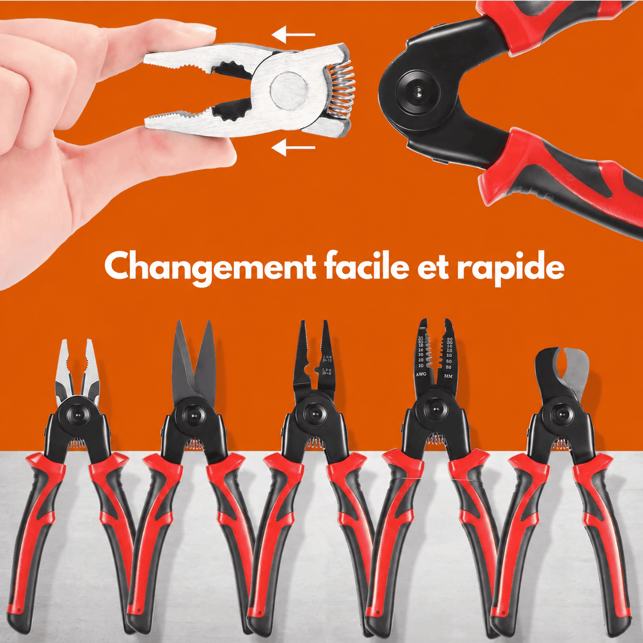 MultiGrip™ | Tout ce qu’il vous faut dans un set puissant.