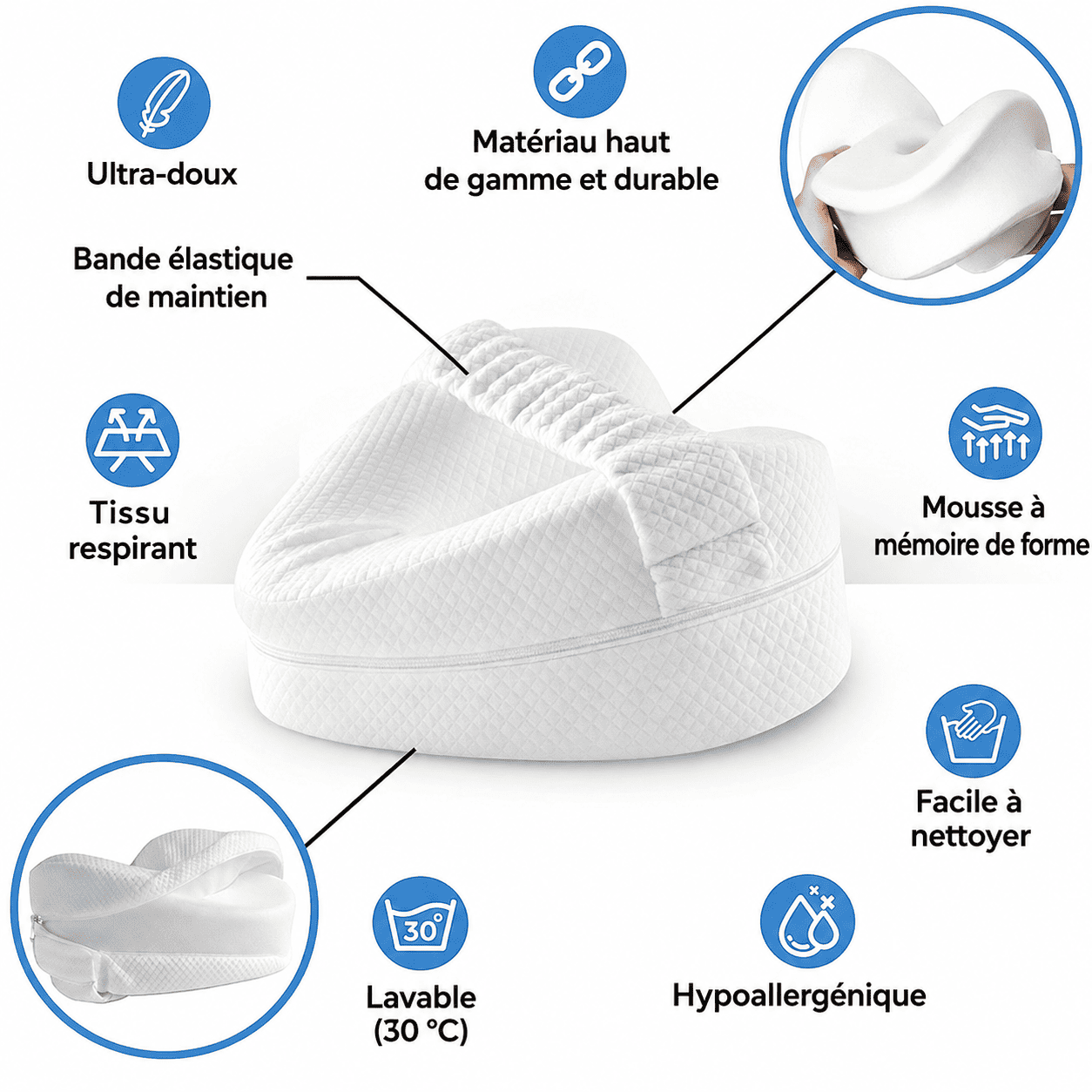 LegPillow™ | Soutient votre corps là où il en a besoin.