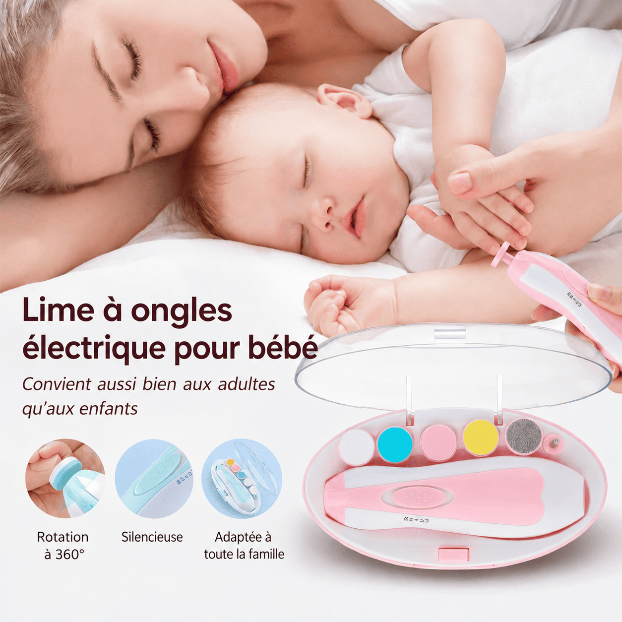 NailCare Pro™ | Un soin sûr pour les plus petits doigts.