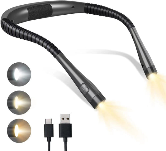NeckLight™ | Lisez et Travaillez Confortablement, les Mains Libres.