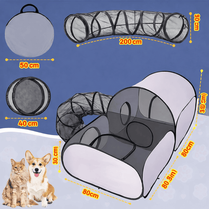 CatTent™ | L’espace de jeu et de détente ultime pour votre chat.