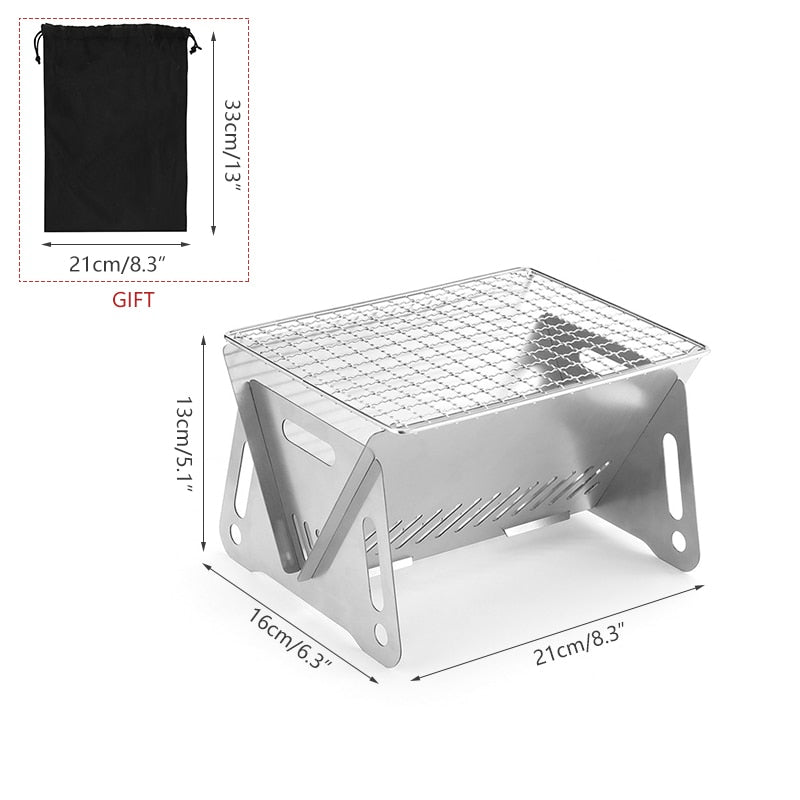 SummerGrill Mini™ | Barbecue compact à emporter partout !