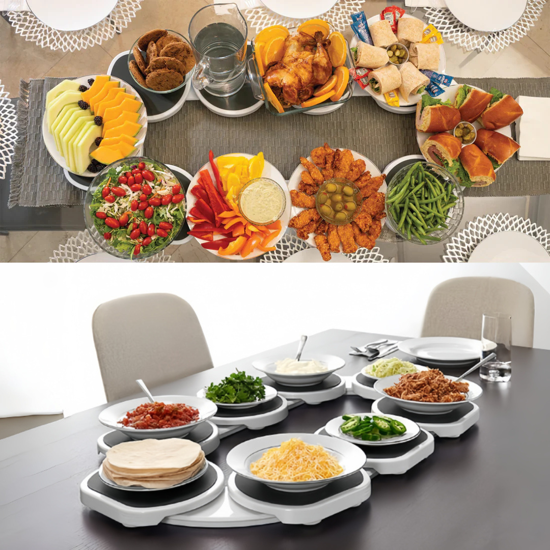 LazySusan™ | Le plateau tournant innovant pour servir facilement.
