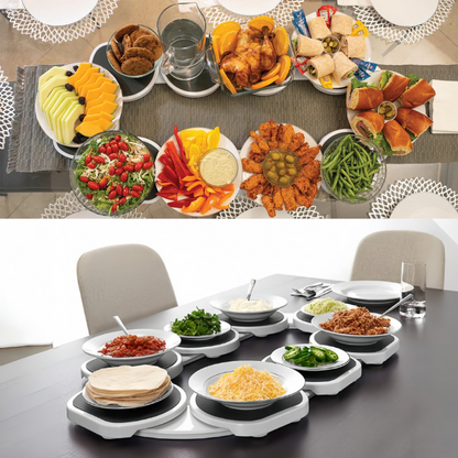 LazySusan™ | Le plateau tournant innovant pour servir facilement.